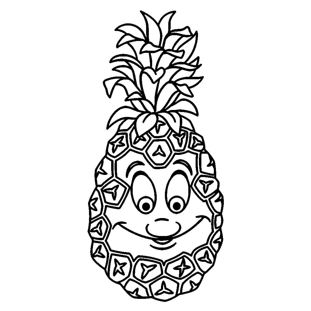 Ananas heeft een gezicht