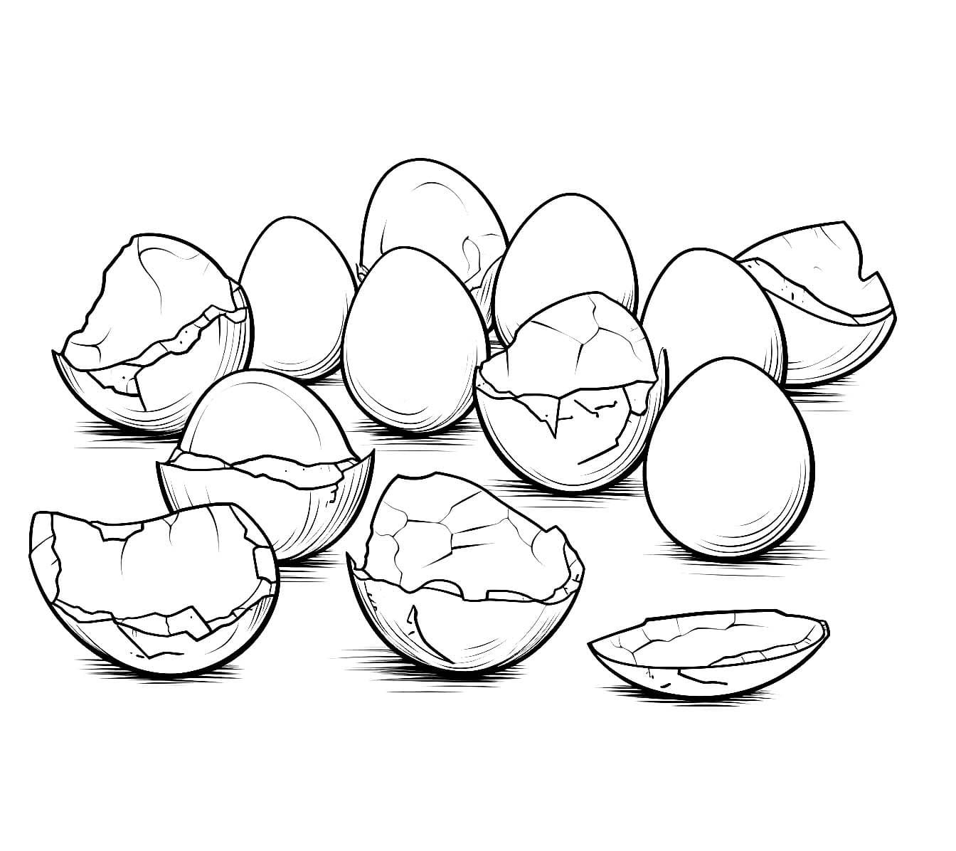 Mooie Eieren Kleurplaat Kinderen Kleurplaat