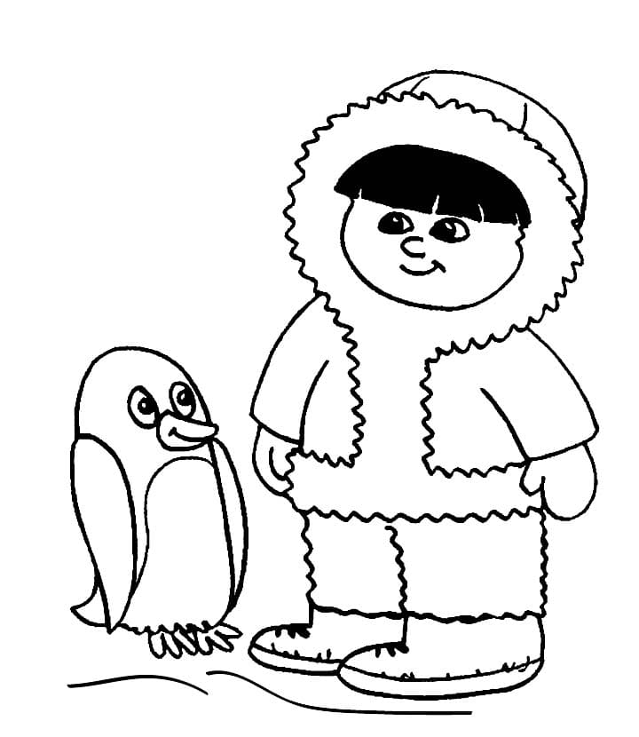 Pinguïns met Eskimo