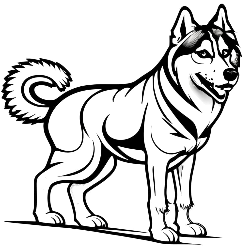 Husky schoonheid