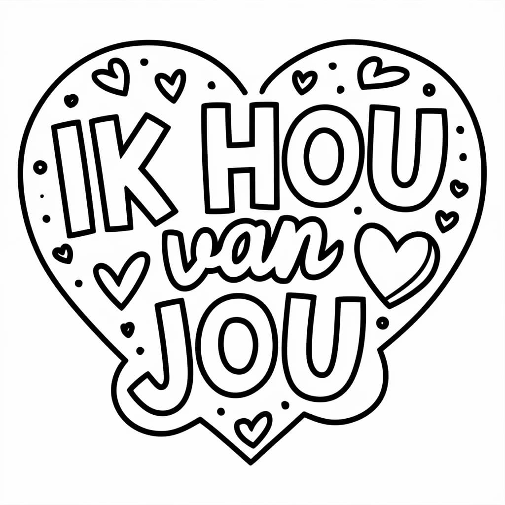 Ik hou van jou hart