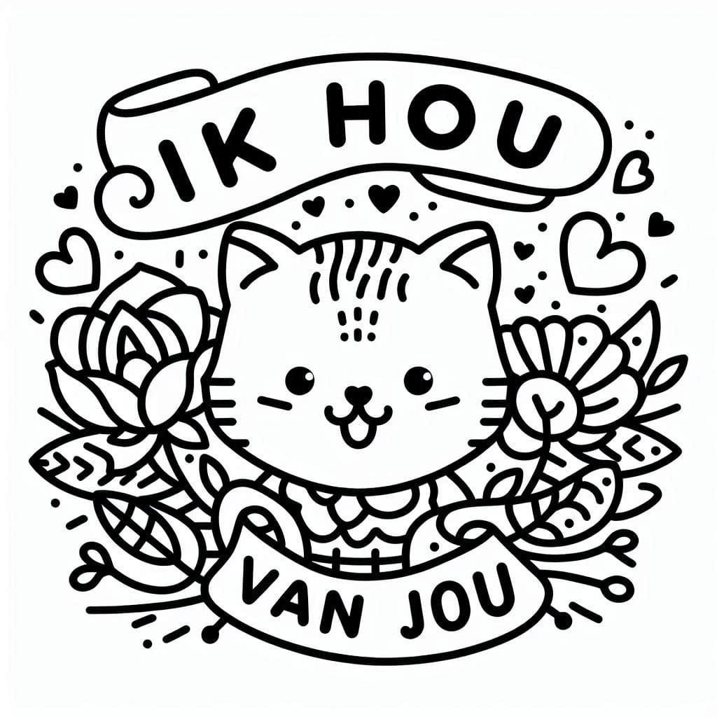 Ik hou van jou kat