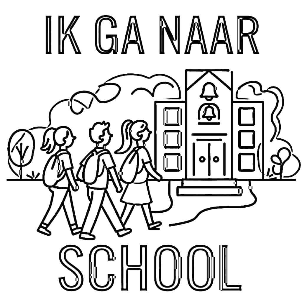 Afbeelding Lopen naar school