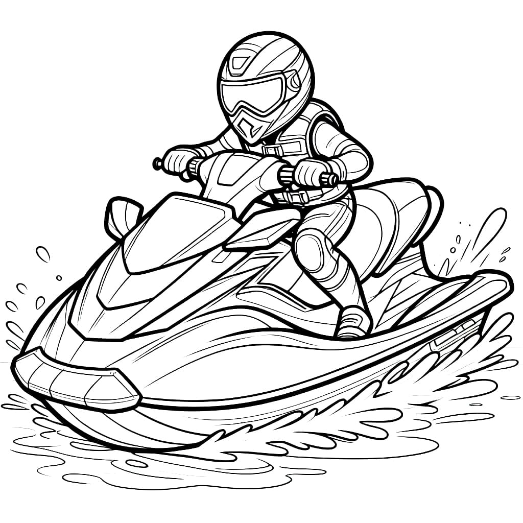 Afdrukbare jetski