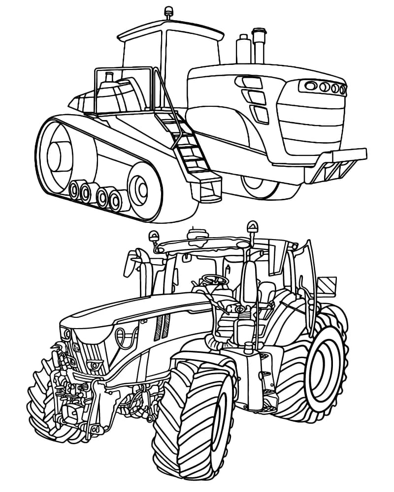 Afdrukken John Deere Tractoren