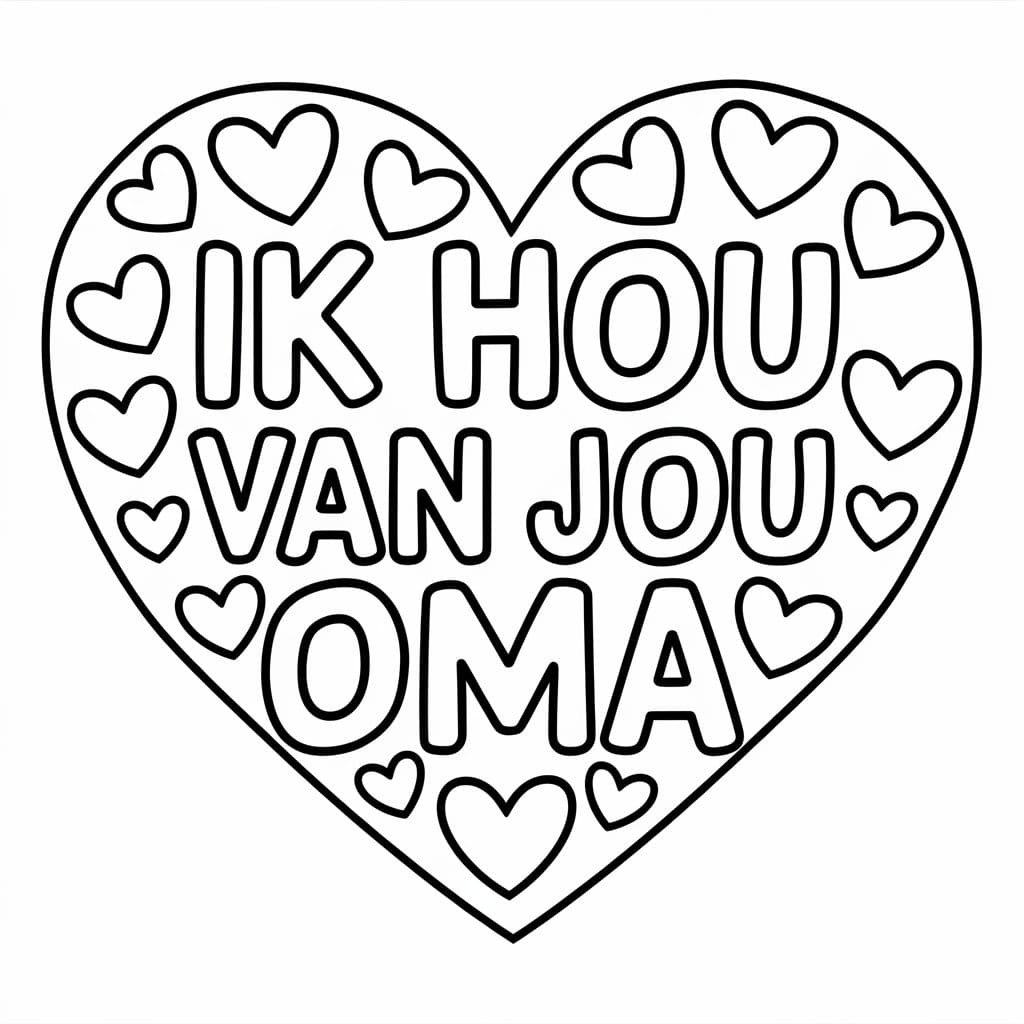 Ik hou van jou oma