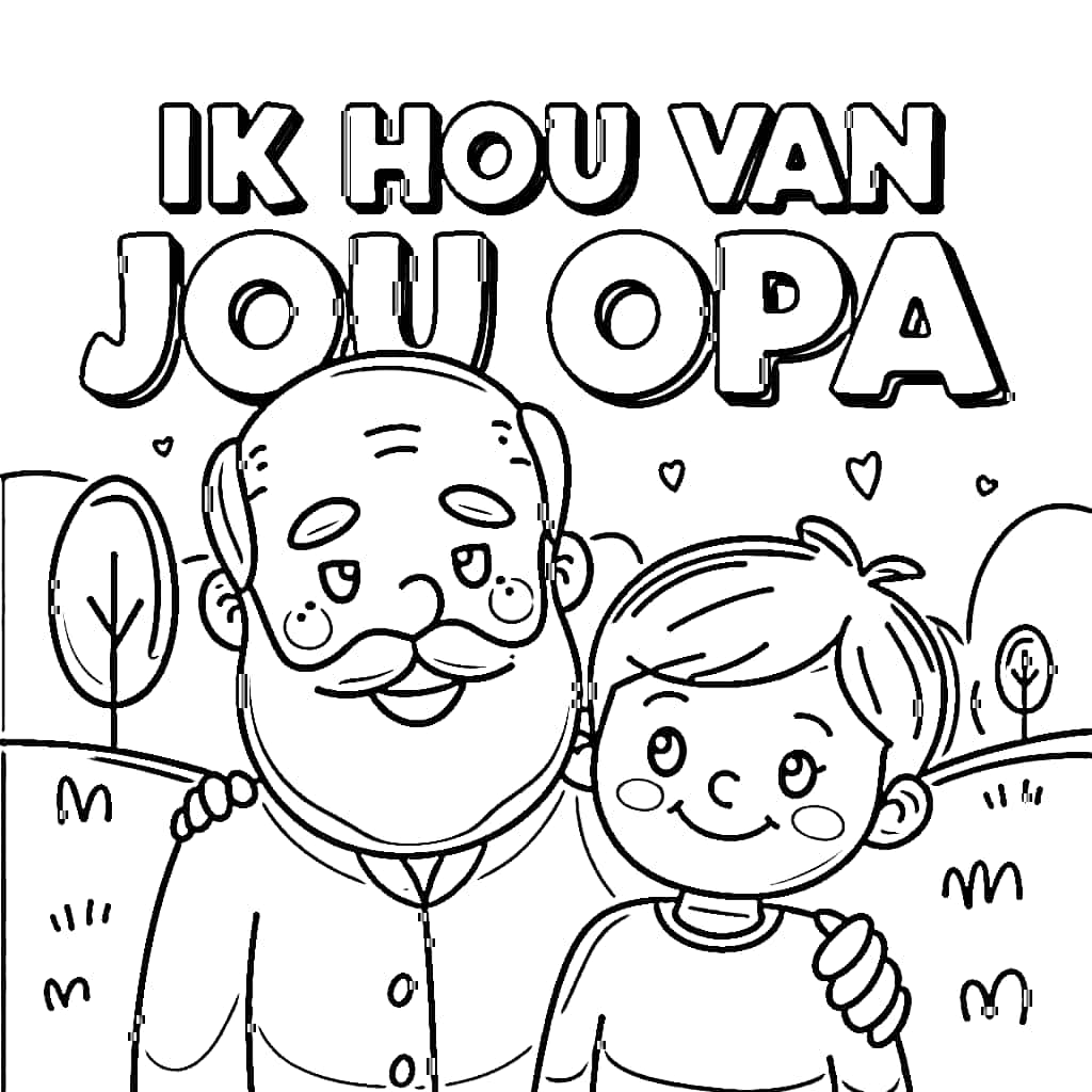 Ik hou van jou opa sinds mijn kindertijd