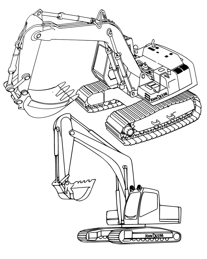 John Deere grote graafmachines