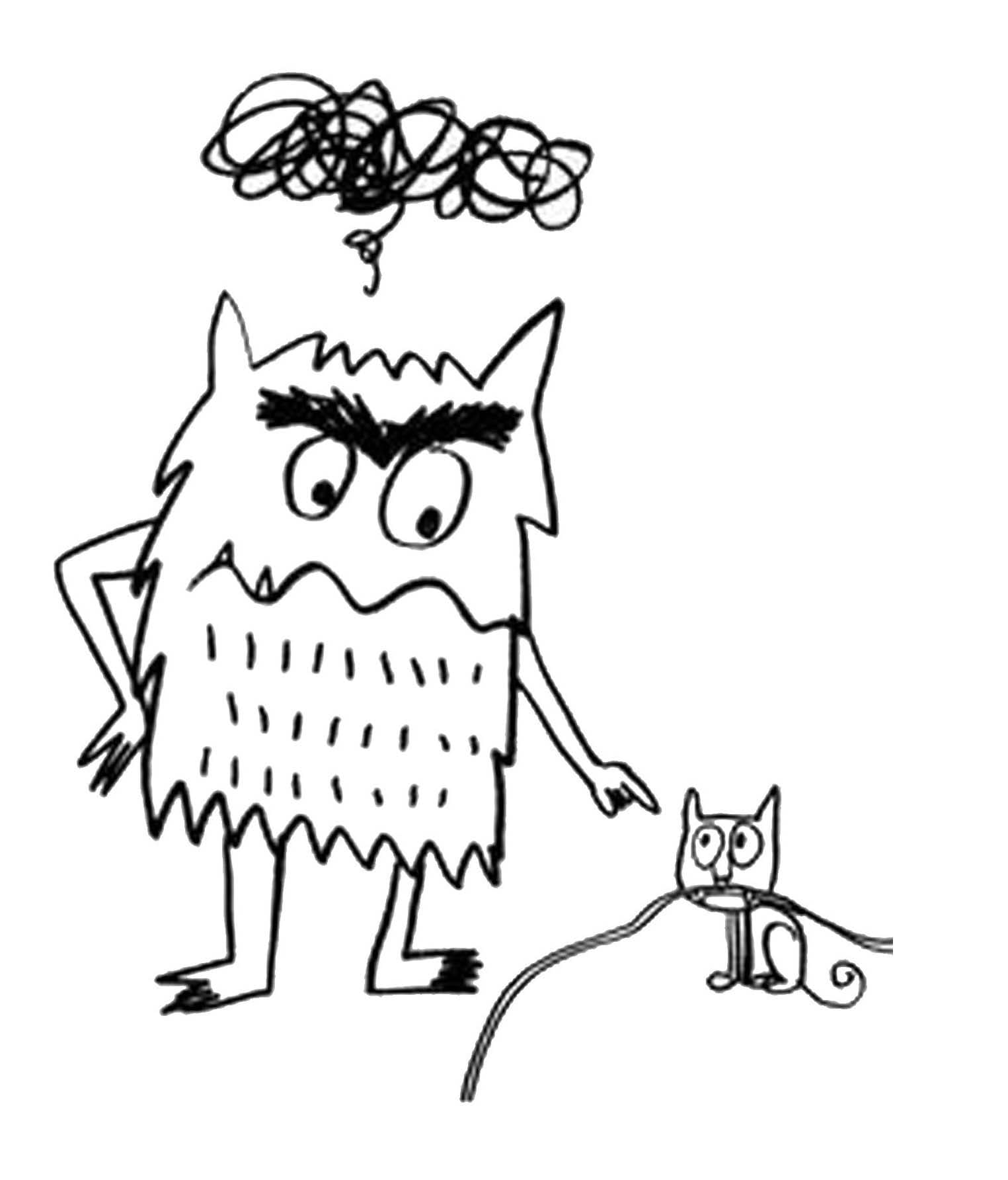Afbeelding Het Kleurenmonster Gratis