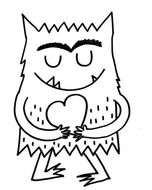 Afbeelding Het Kleurenmonster printbaar