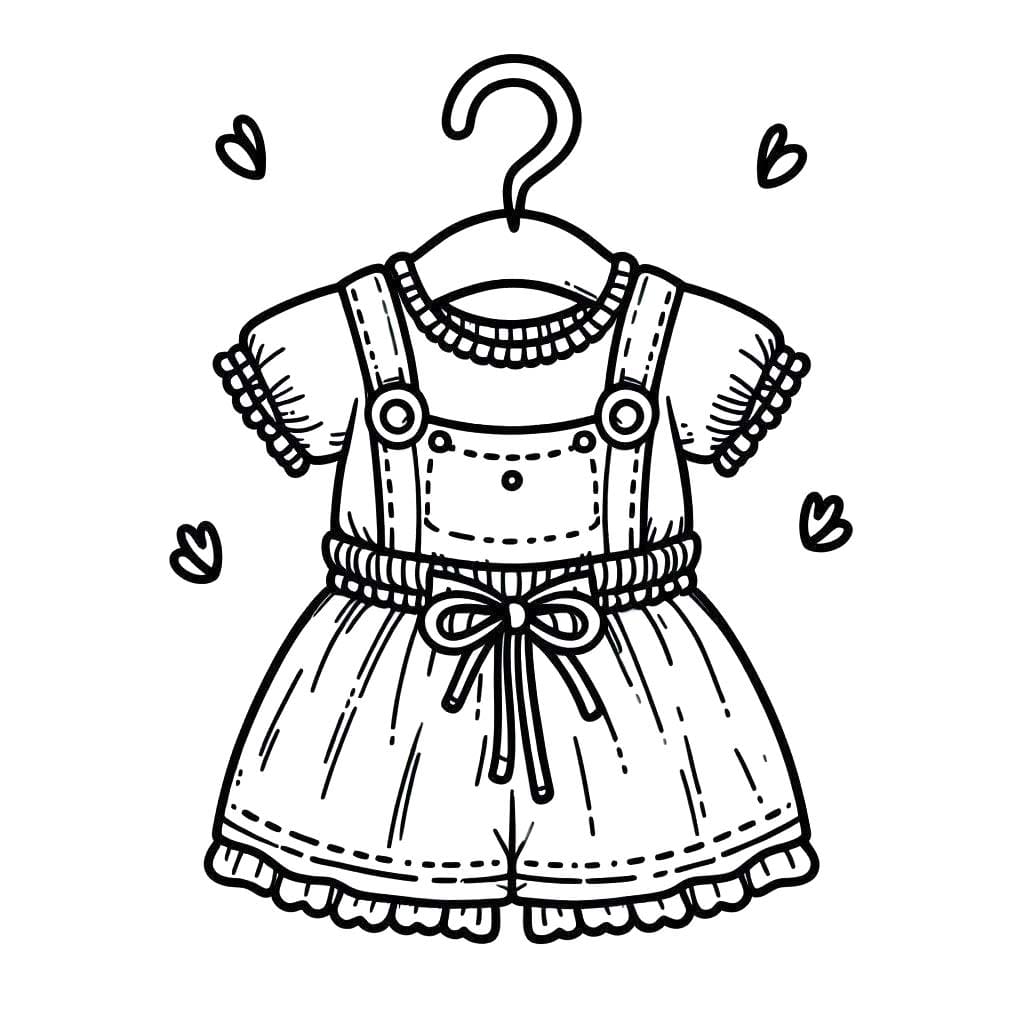 Afbeelding Kleding gratis printbaar