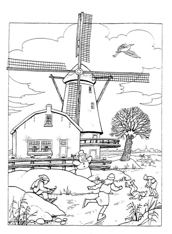 Afbeelding Molen afdrukken