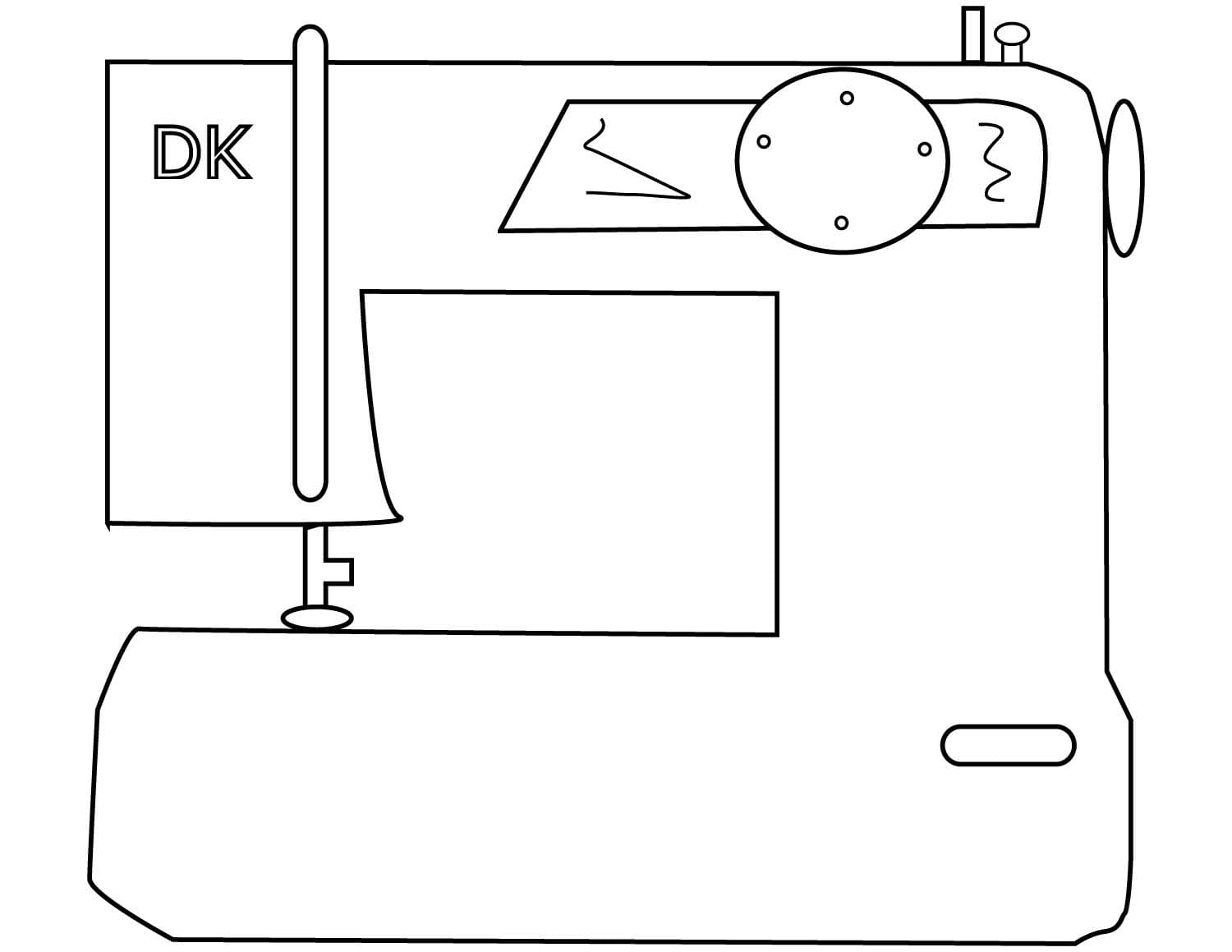 Afbeelding Naaimachine simpel