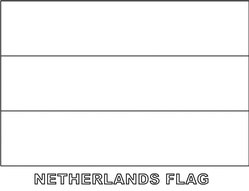 Afbeelding Nederlandse Vlag gratis afdrukbaar