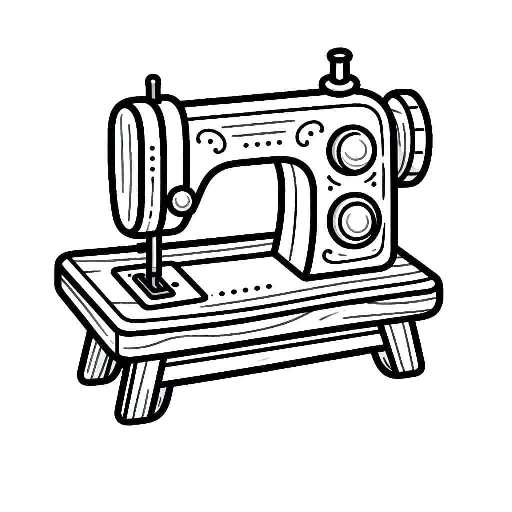 Afdrukbaar Naaimachine