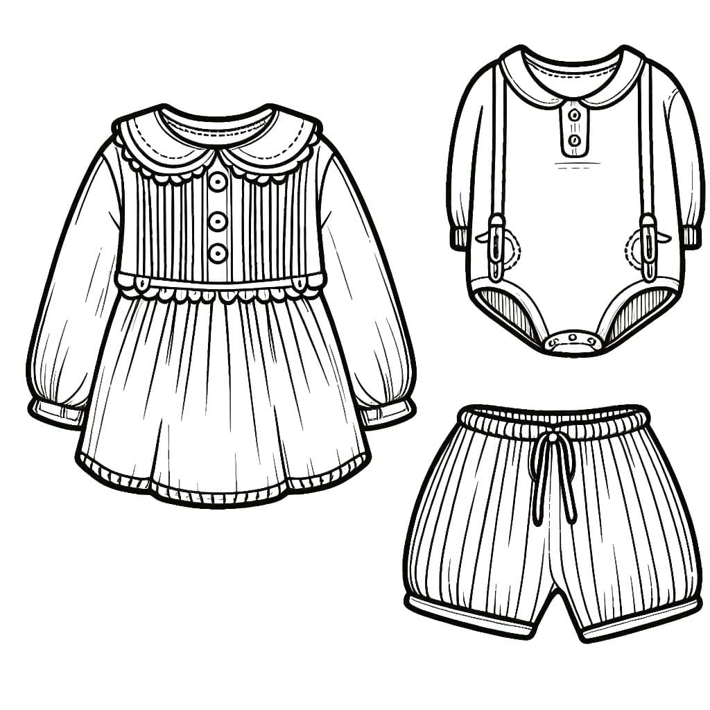 Kleding gratis printbaar voor kinderen