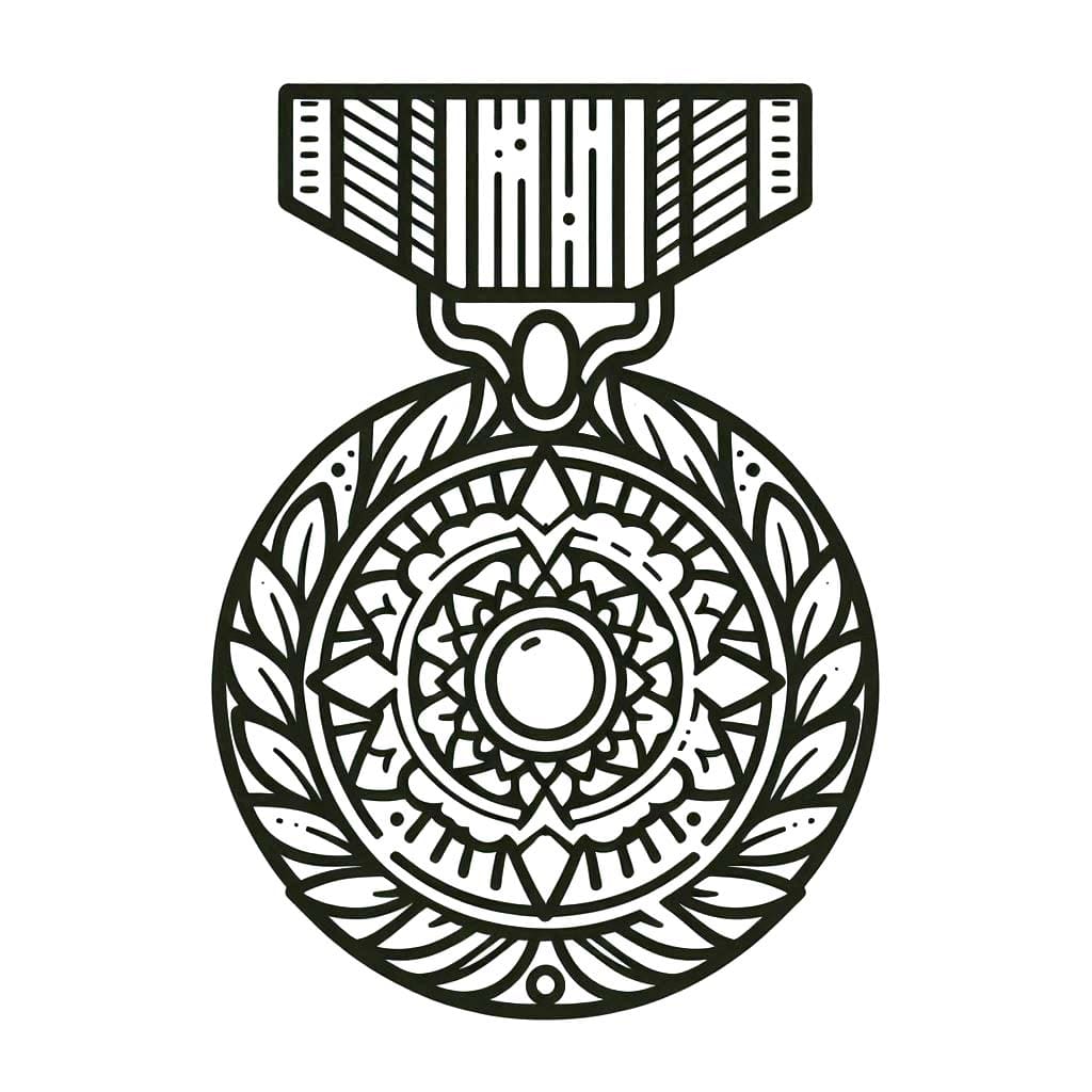 Medaille printbaar