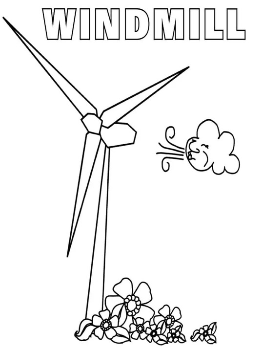 Molen Afdrukbaar