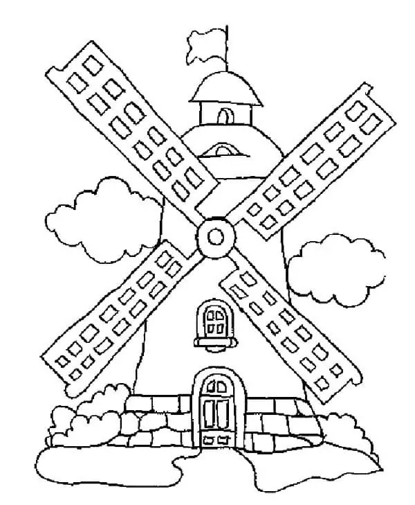 Molen Afdrukken