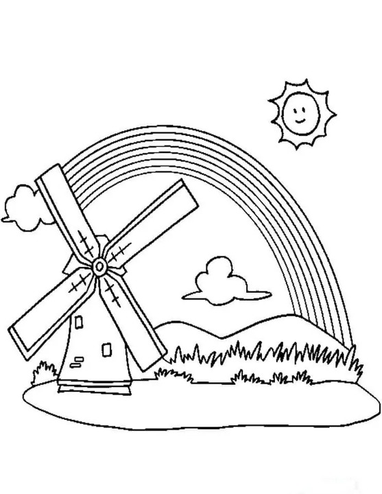 Molen en Regenboog