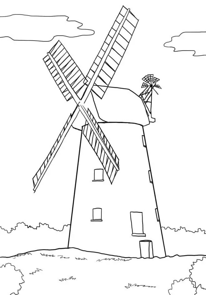 Molen Gratis afdrukbaar