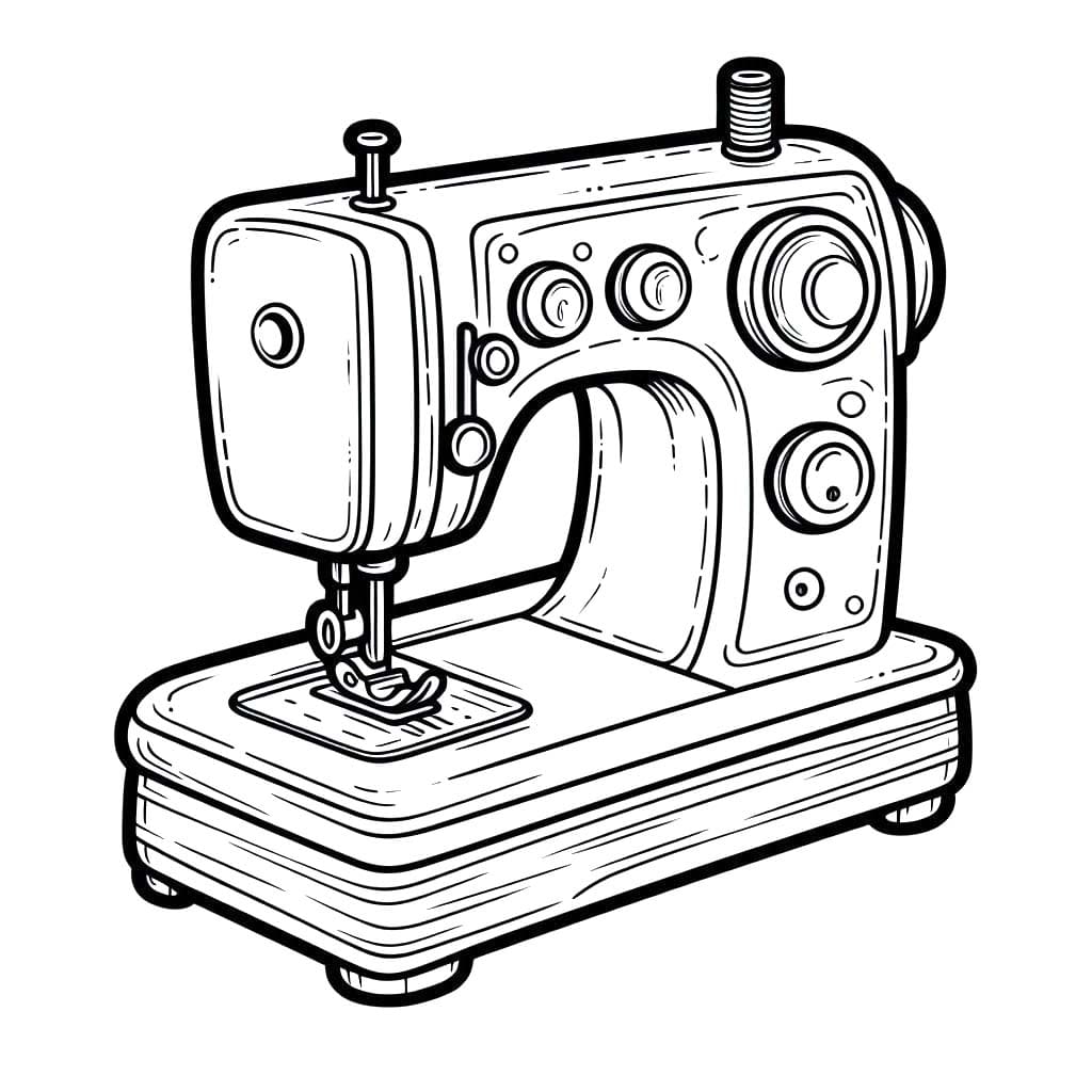 Naaimachine gratis afdrukbaar
