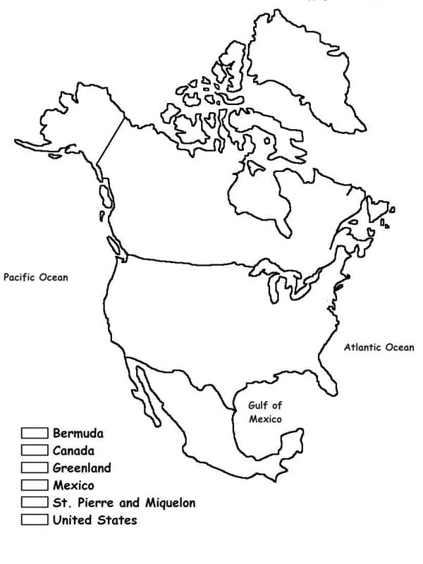 Noord Amerika heel basis