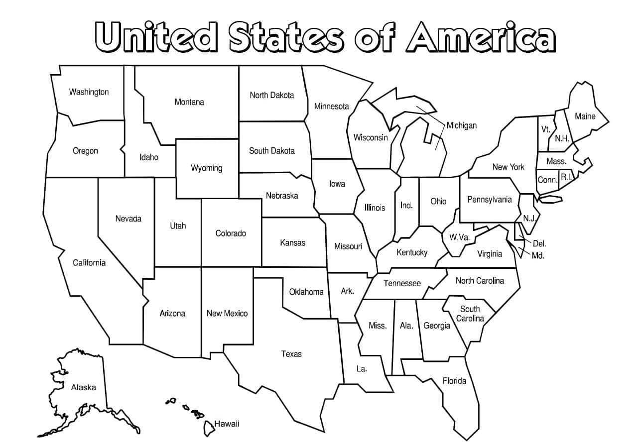 Teken Afbeelding Noord Amerika