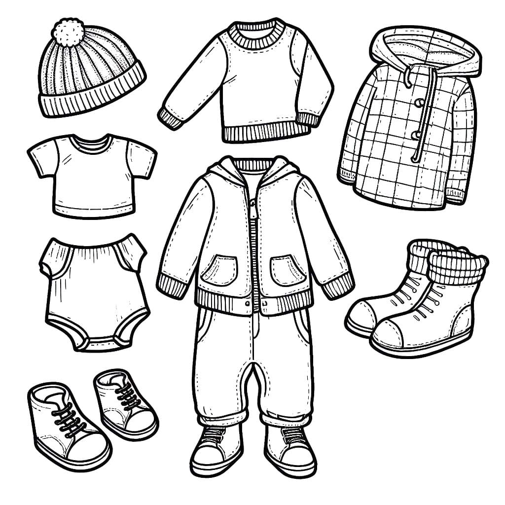 Teken kleding basis