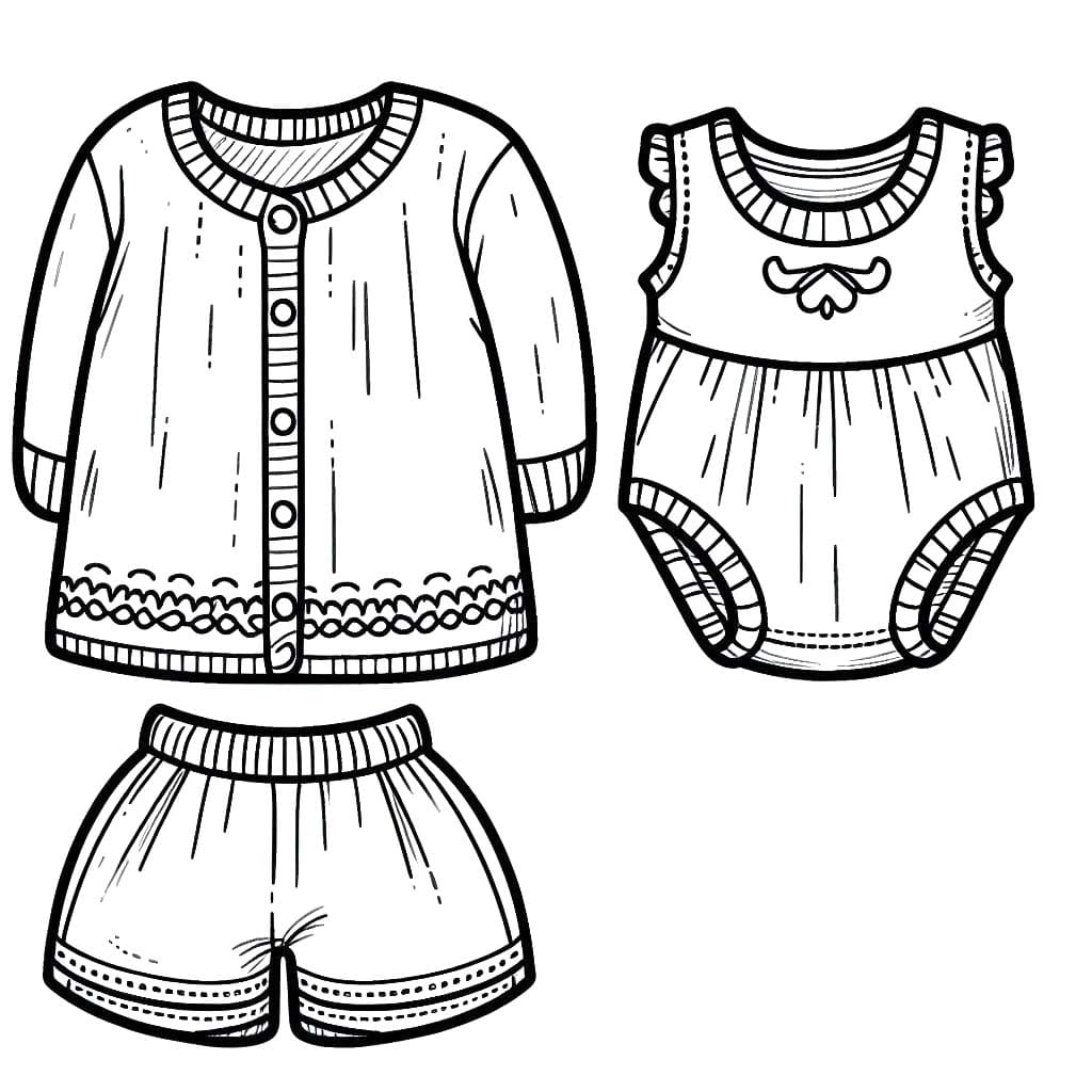 Teken kleding printbaar