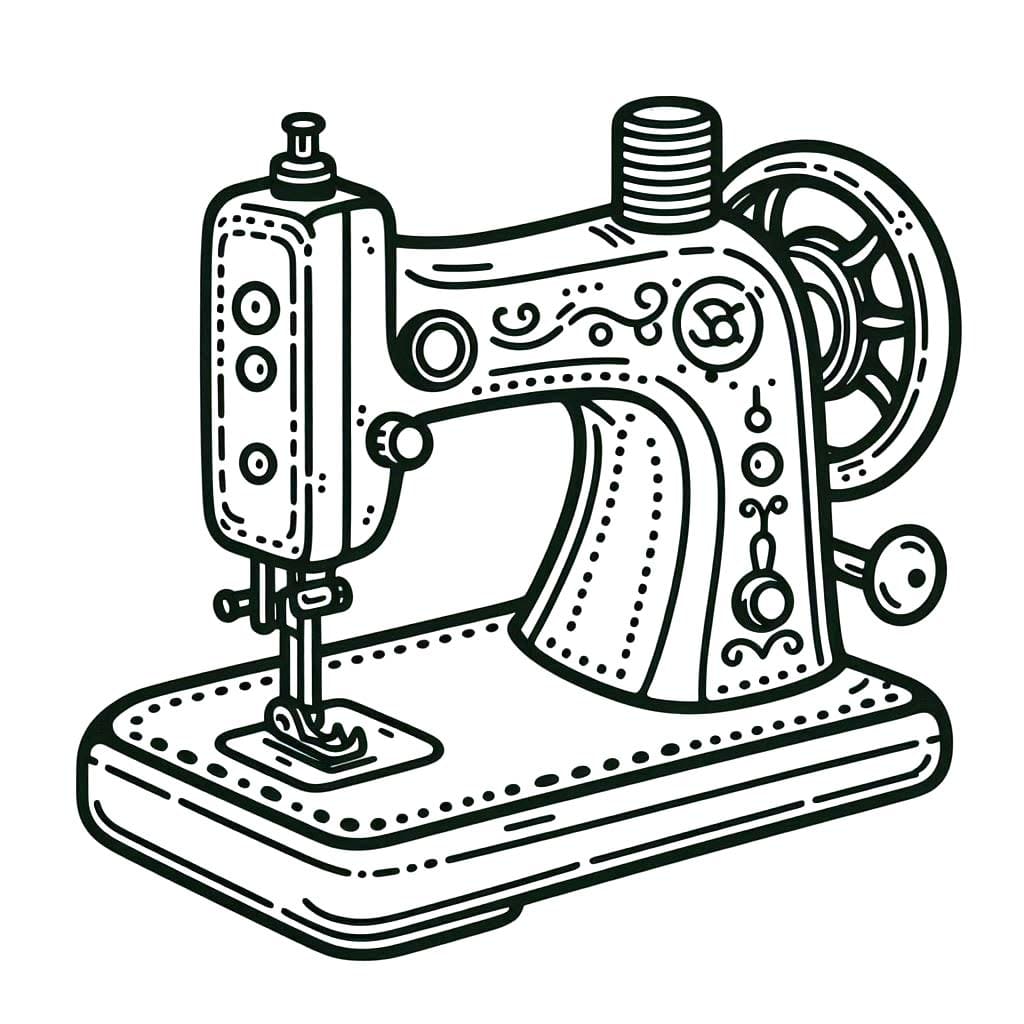 Teken Naaimachine basis