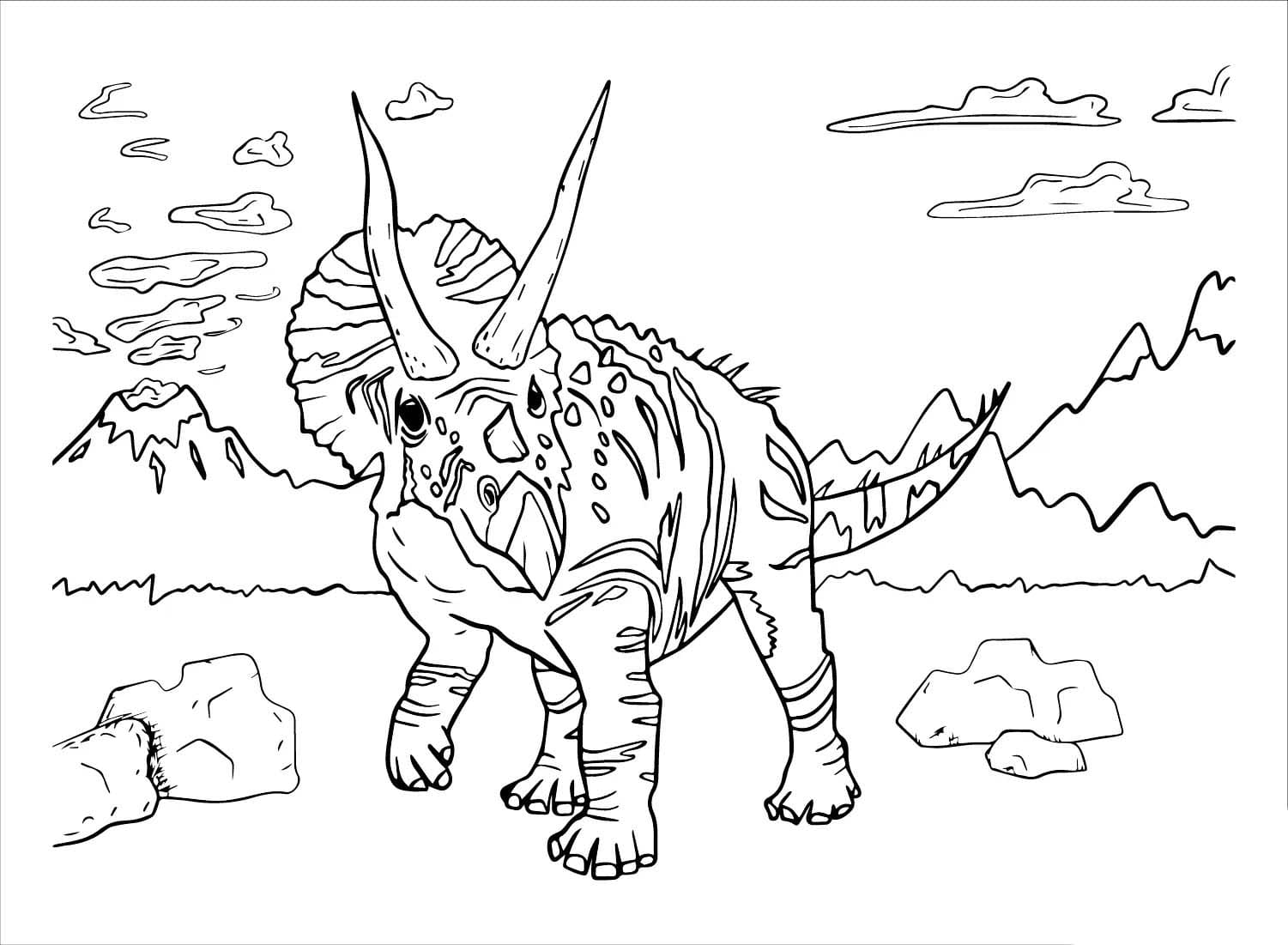 Teken Prehistorie afdrukken