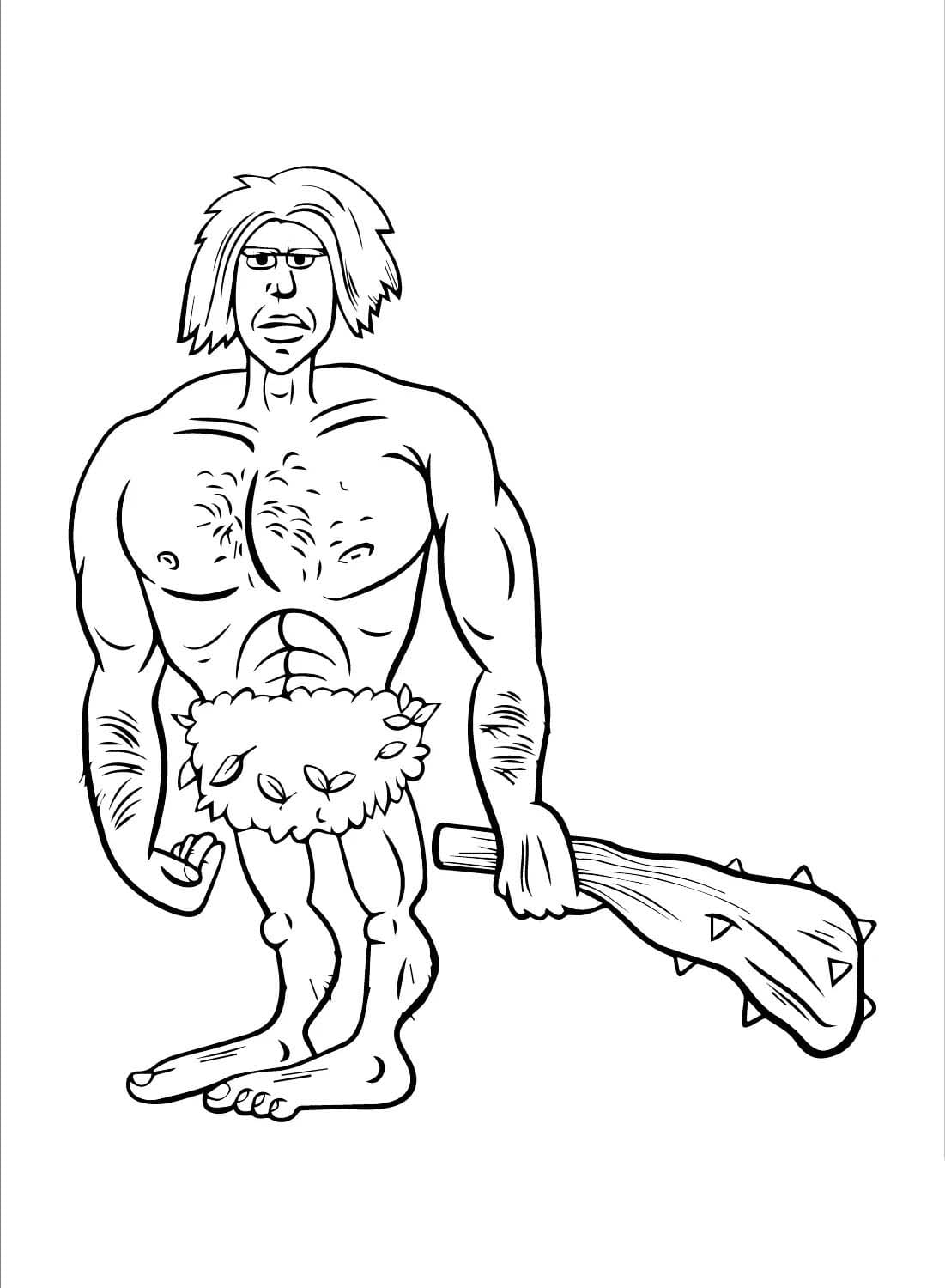 Teken Prehistorie printbaar