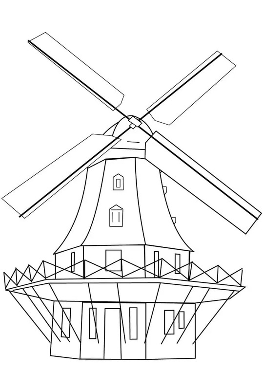 Tekenen Molen