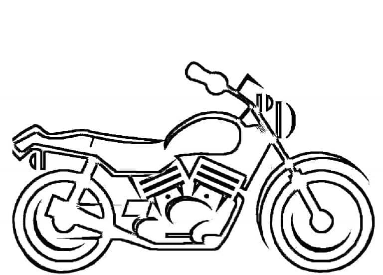 Tekening motoren afdrukbaar