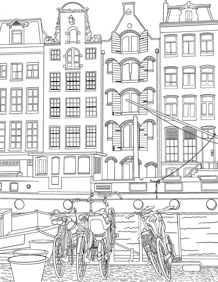 Afbeelding Amsterdamse huisjes