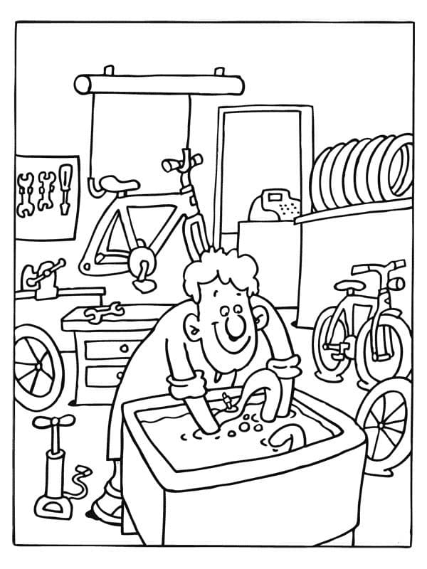 Afbeelding fietsenmaker gratis