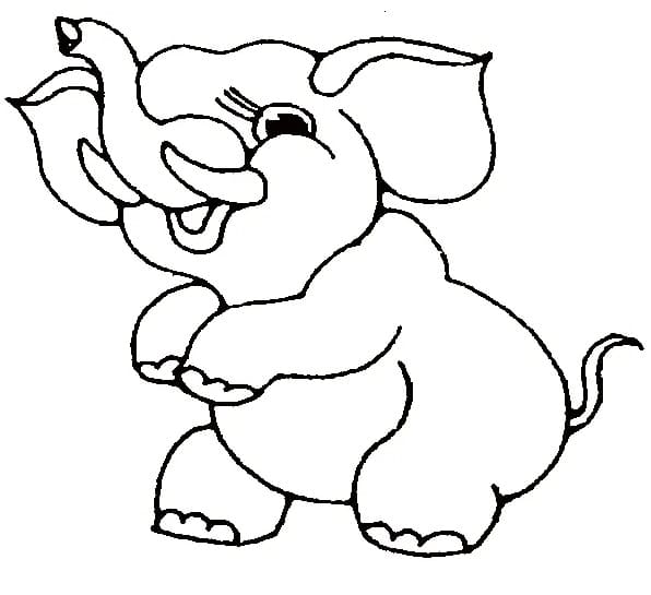 Afbeelding olifant makkelijk