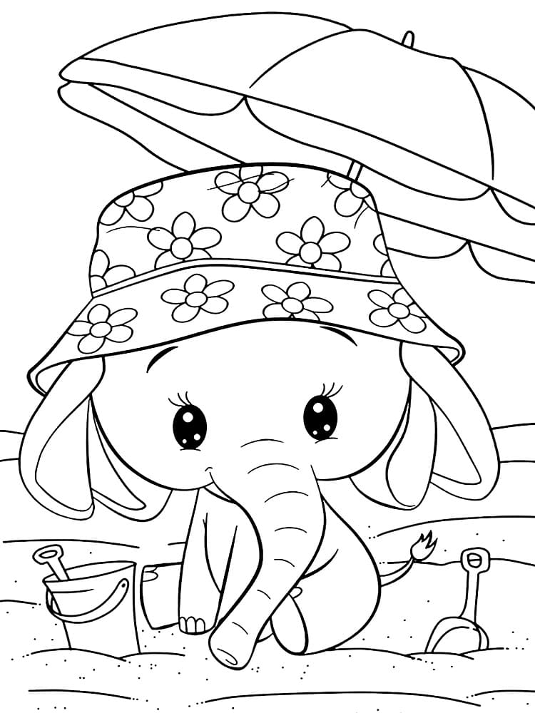 Afbeelding olifant peuters
