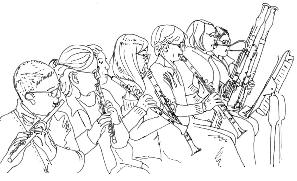 Afbeelding Orkest gratis afdrukbaar