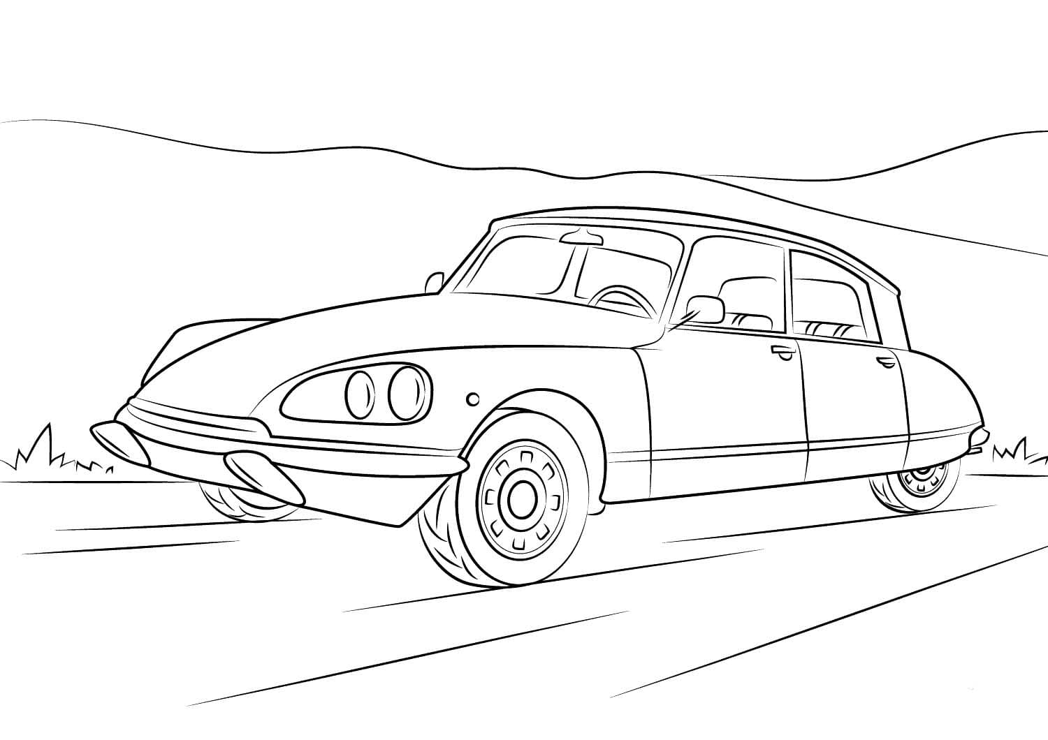 Afdrukbaar oldtimer