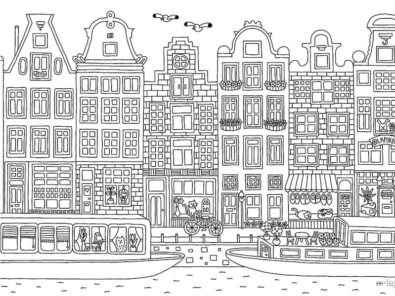 Amsterdamse huisjes gratis