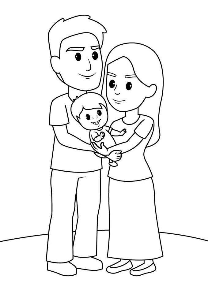 Familie gratis afdrukbaar