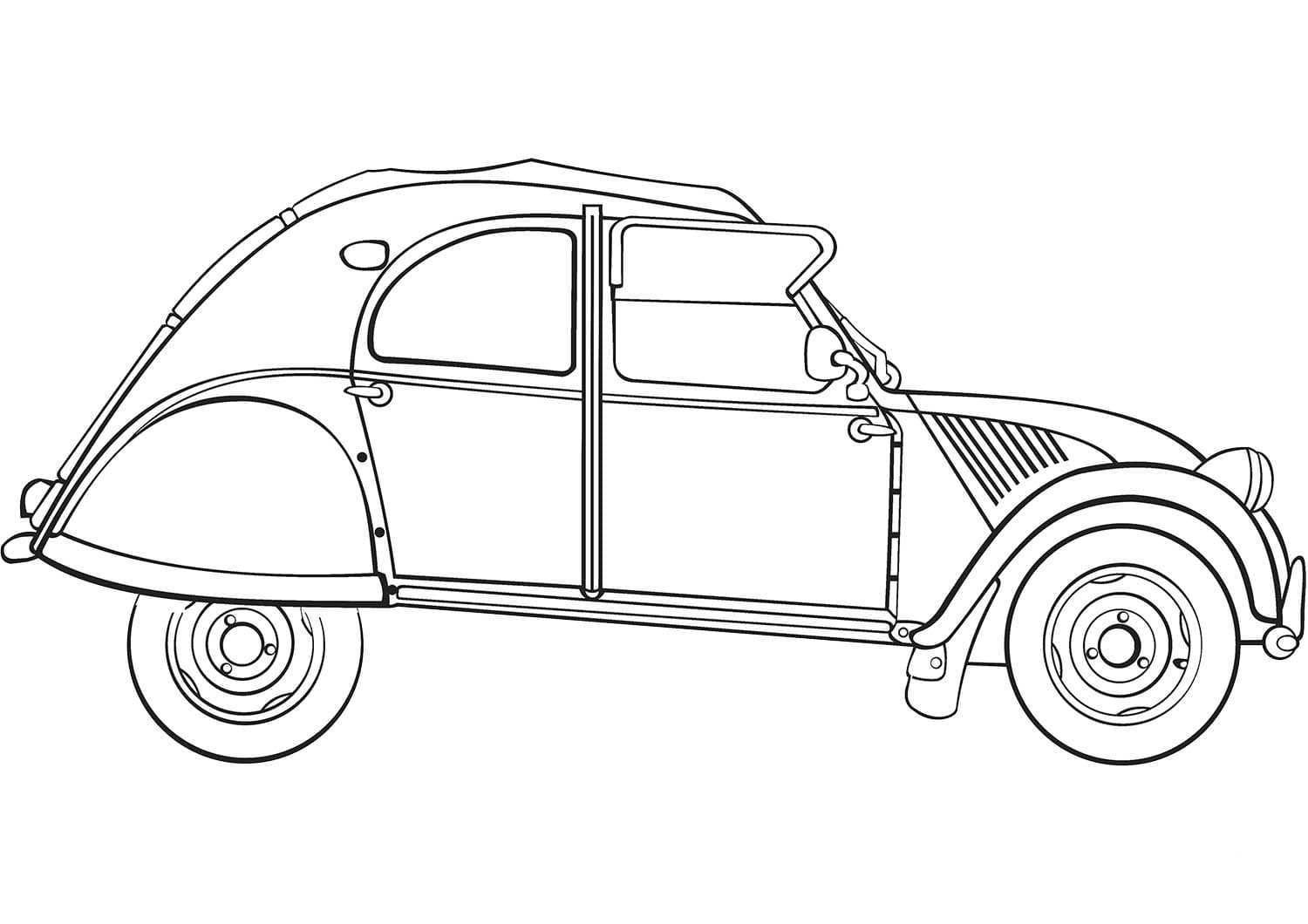 Oldtimer afdrukbaar