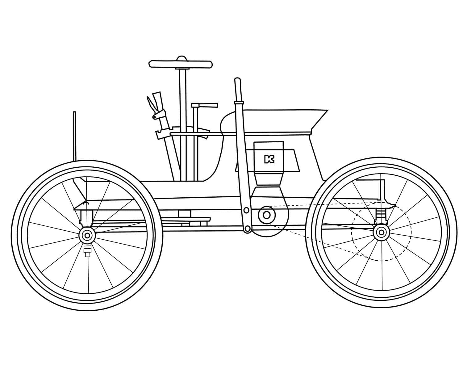 Oldtimer gratis afdrukbaar