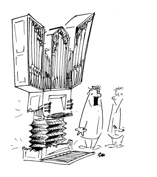 Orgel gratis afdrukbaar