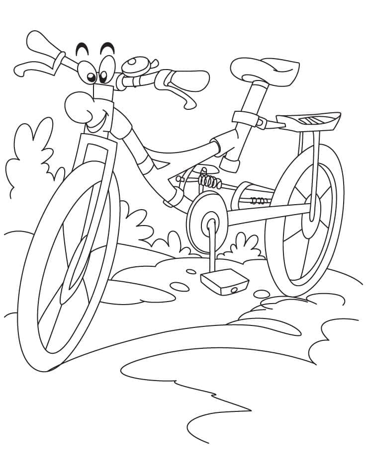Tekenen fietsen simpel