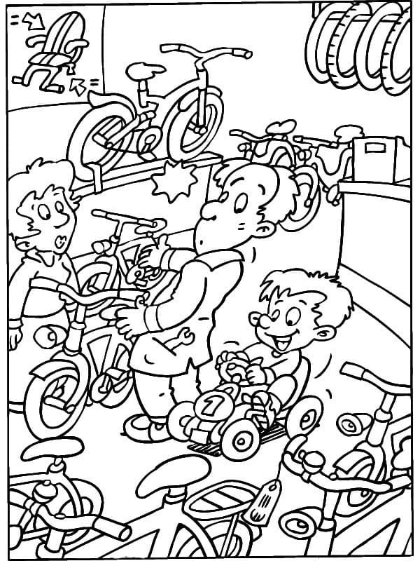 Tekenen fietsenmaker basis