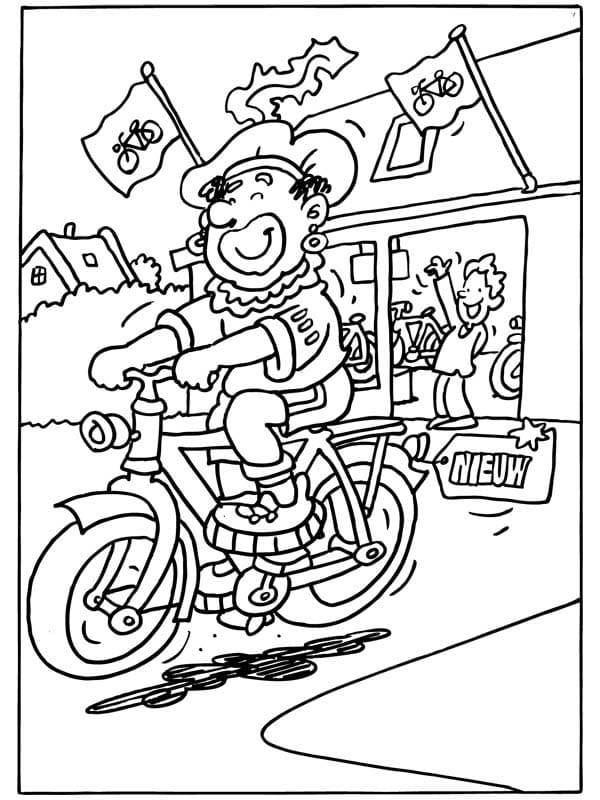 Tekenen fietsenmaker eenvoudig