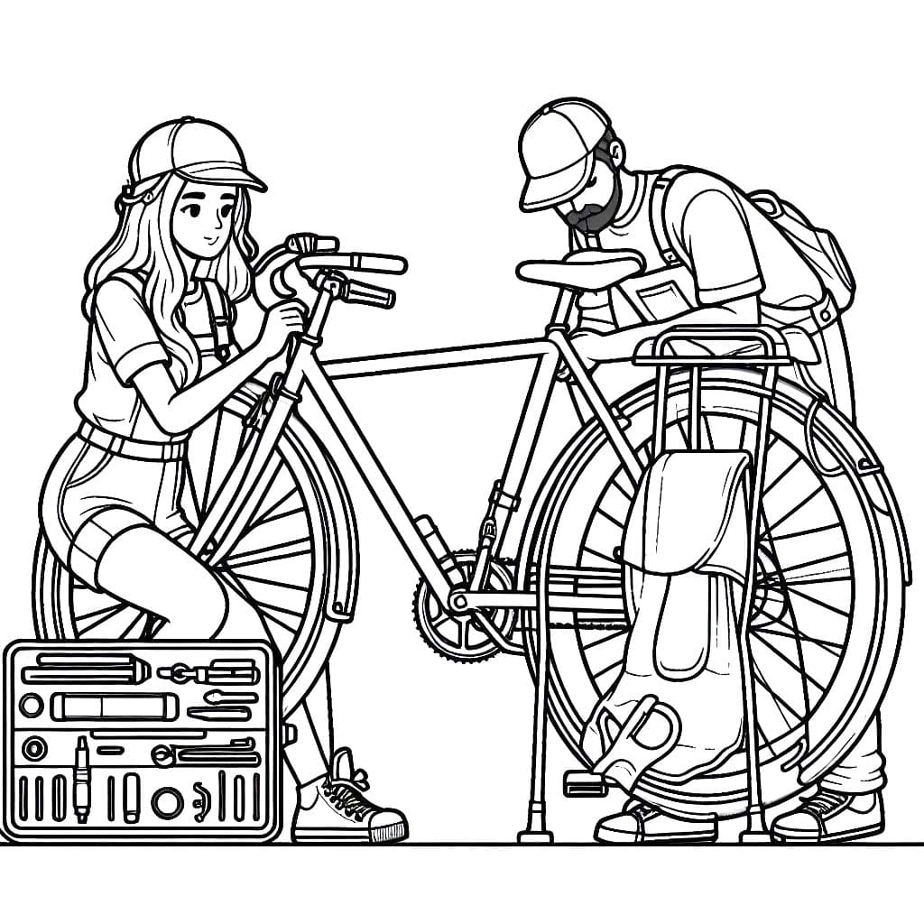 Tekenen fietsenmaker
